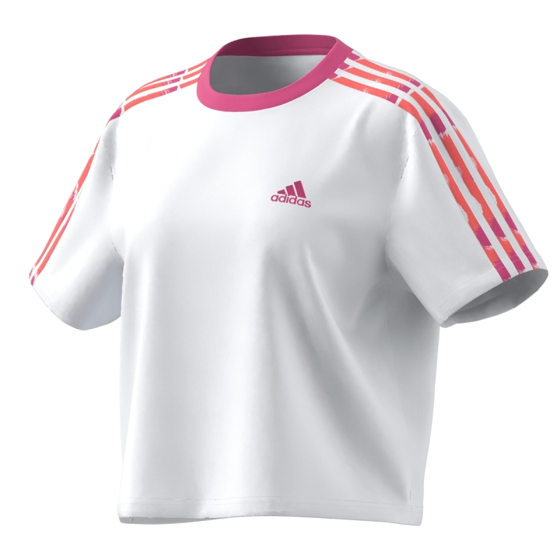 ADIDAS 3 STRIPES CROPED TOP WOMAN