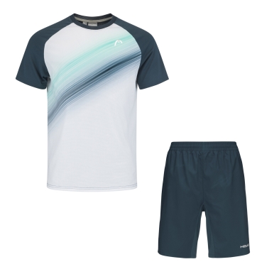 HEAD TOPSPIN T-SHIRT+CLUB BERMUDA