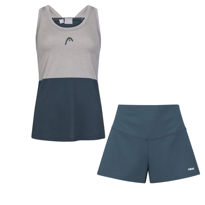 HEAD PADEL TECH TANK+DYNAMIC SKORT